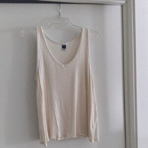 Old Navy Women's Light Cream Tank Top